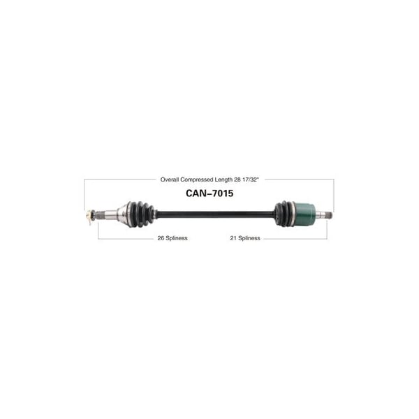 Wide Open OE Replacement CV Axle for CAN AM FRONT L MAVERICK CAN-7015 - main
